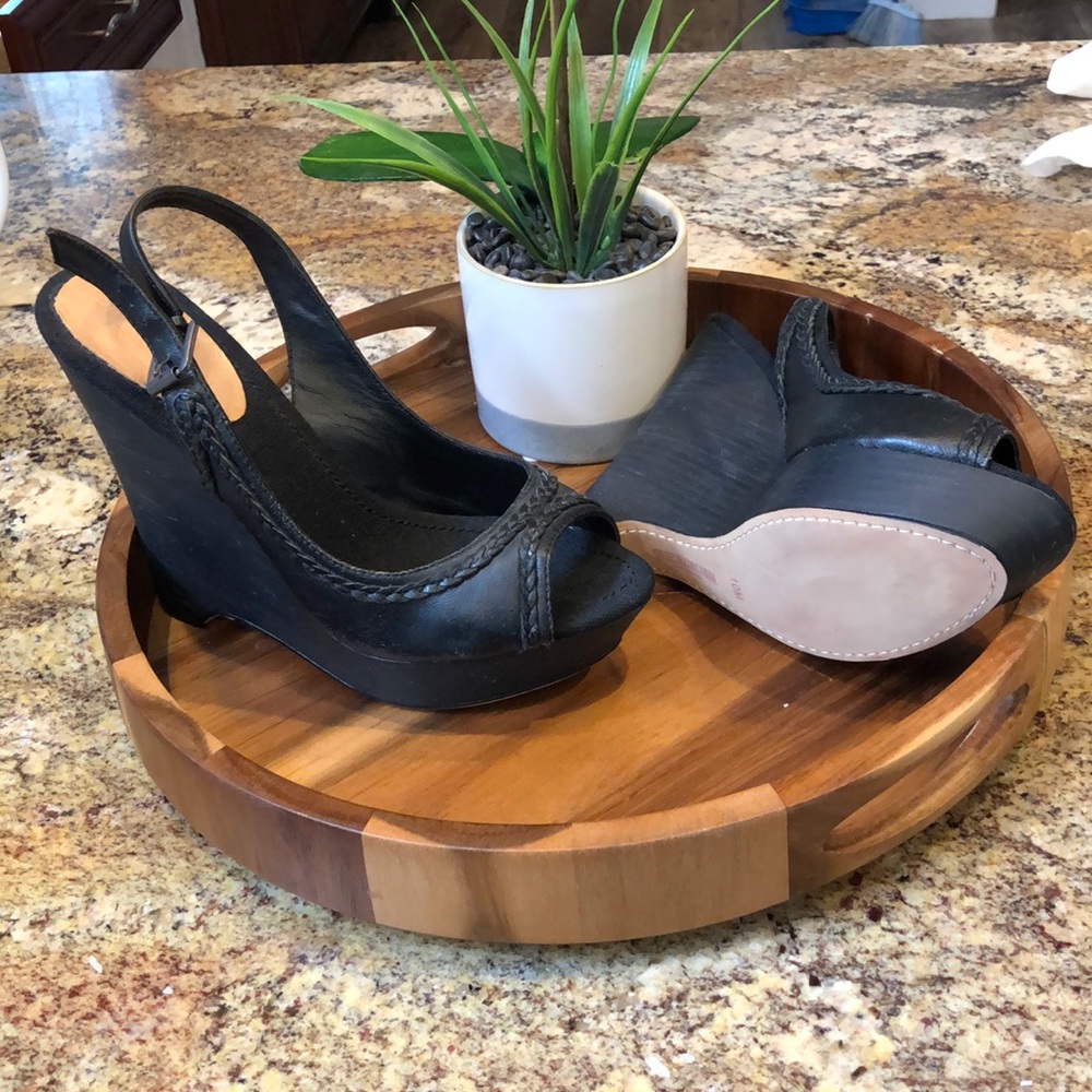 Never worn True religion Wedge sandals